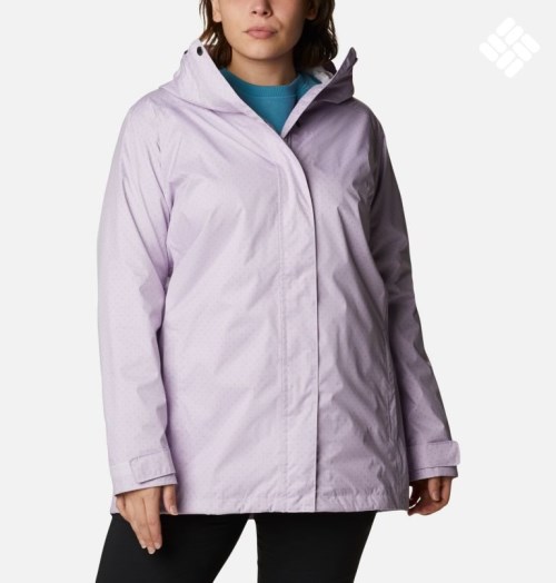 Women's Columbia Splash A Little II Jackets Lavender | Plus Size CA-T134A